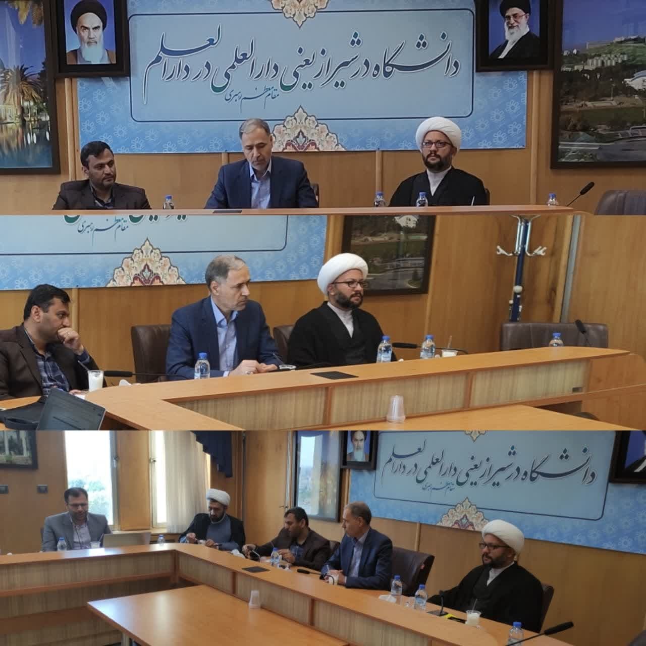 دیدار رئیس دانشگاه شیراز با جانشین دبیر ستاد امر به معروف فارس