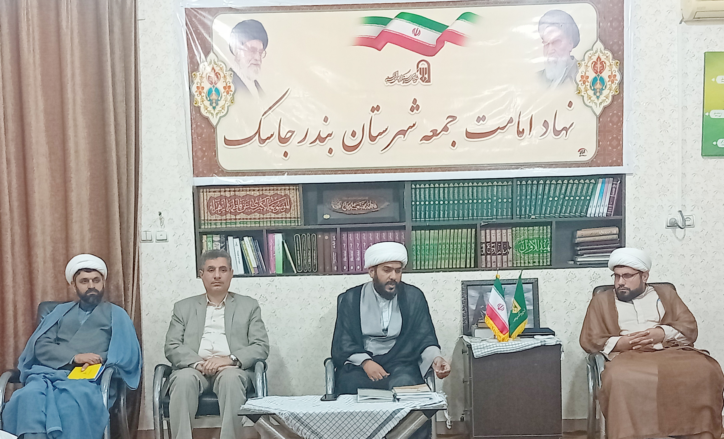مراسم تودیع و معارفه دبیر ستاد امر به معروف و نهی از منکر شهرستان جاسک برگزار گردید