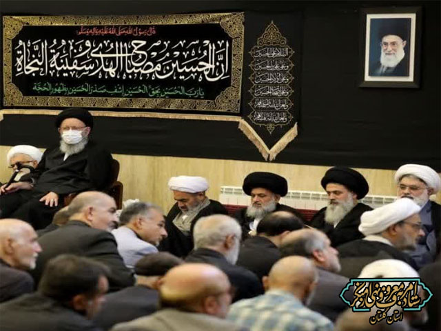 مجلس روضه شهادت امام رضا (ع) در بیت الزهرا (س) برگزار شد