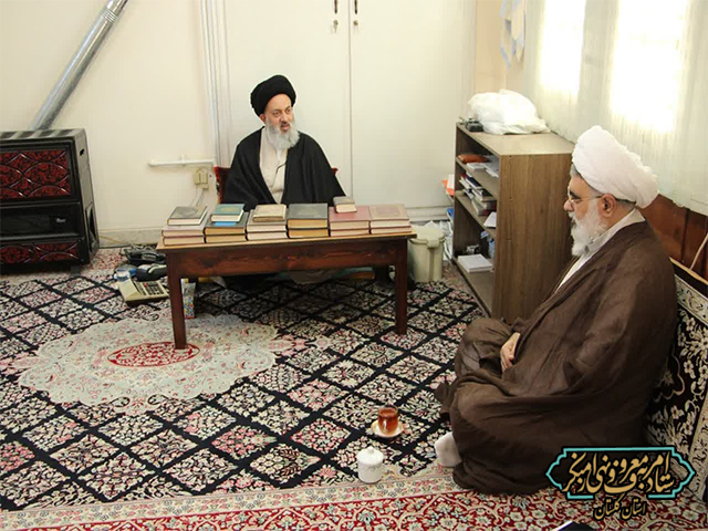 دیدار صمیمی دبیر ستاد امربه‌معروف و نهی از منکر استان گلستان با حجت‌الاسلام‌والمسلمین سید حسین میبدی