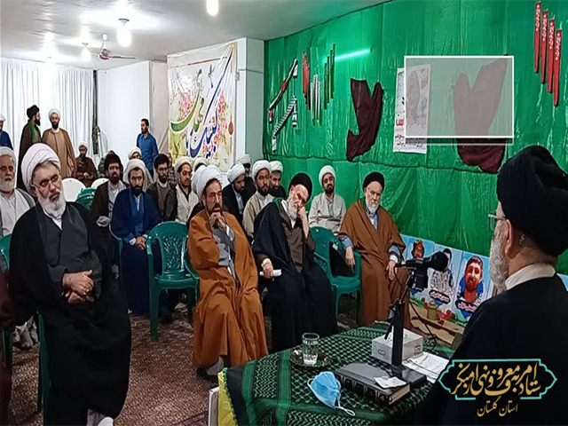 گزارش تصویری از برگزاری جلسه جامعه روحانیت مبارز شهرستان علی‌آباد کتول