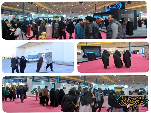 گزارش تصویری از حضور گروه عفاف و حجاب در محل نمایشگاه دائمی گلستان