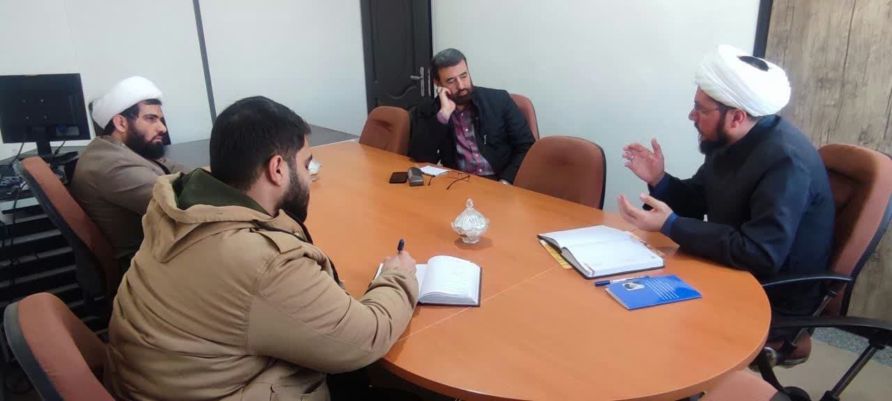 حضور مسئول ستاد امر به معروف و نهی از منکر استان سپاه انصار الحسین (ع) در دفتر معاونت ستاد