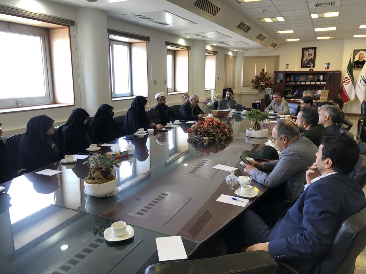 جلسه هماهنگی در خصوص گروه های جهادی مستقر در فرودگاه 