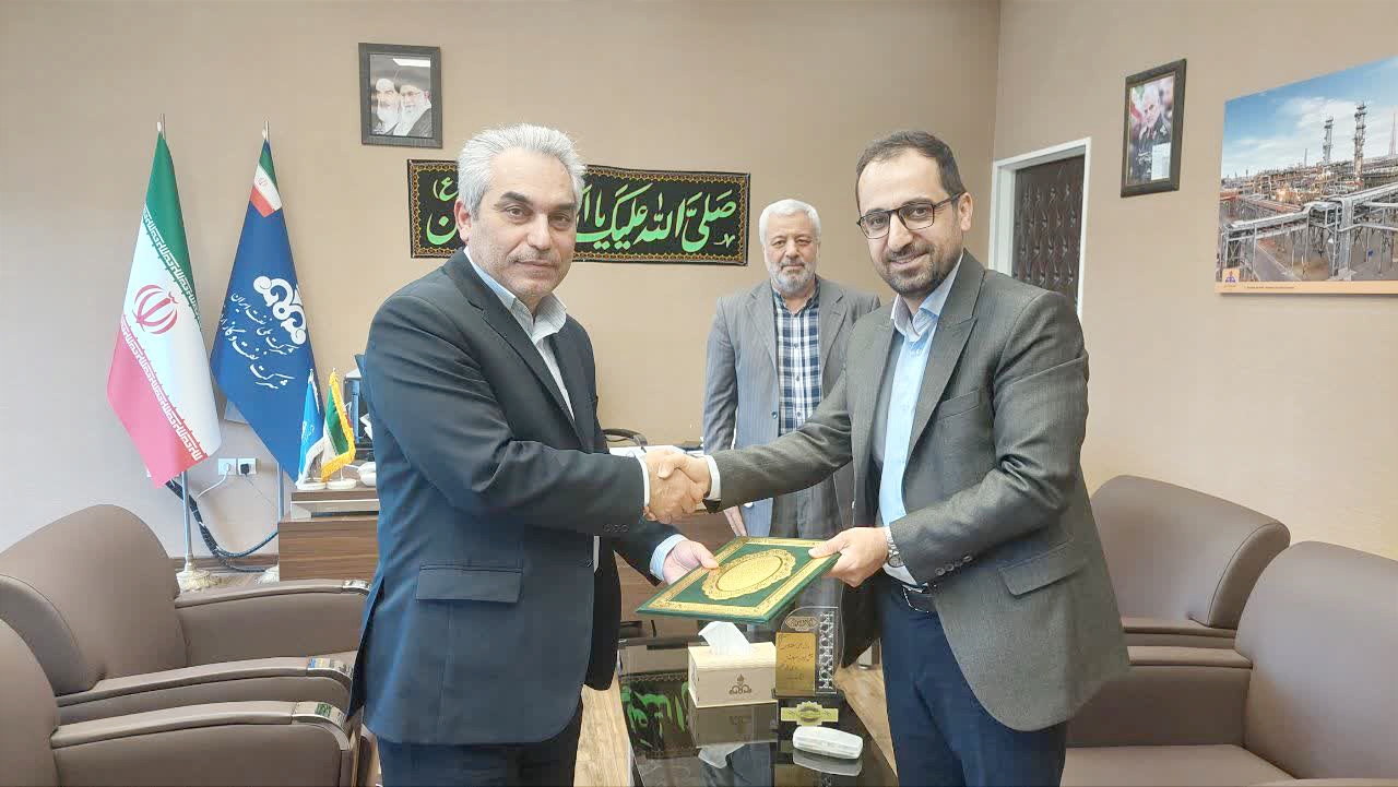 دیدار معاون علمی و مهندسی فرهنگی ستاد امر به معروف خوزستان با مدیرعامل شرکت بهره برداری نفت و گاز اروندان