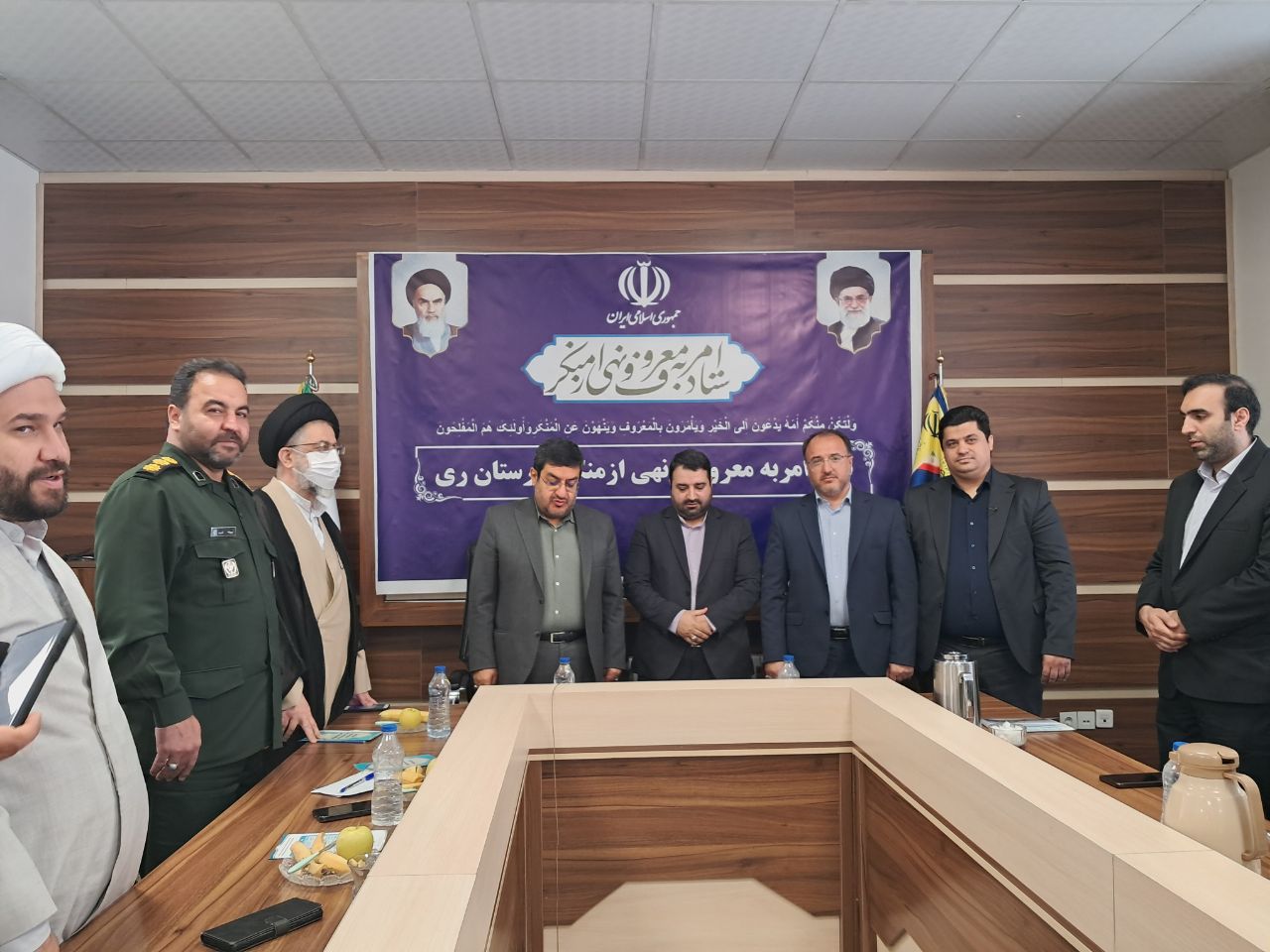  معارفه دبیر ستاد امربه‌معروف و نهی‌ازمنکر شهر ری