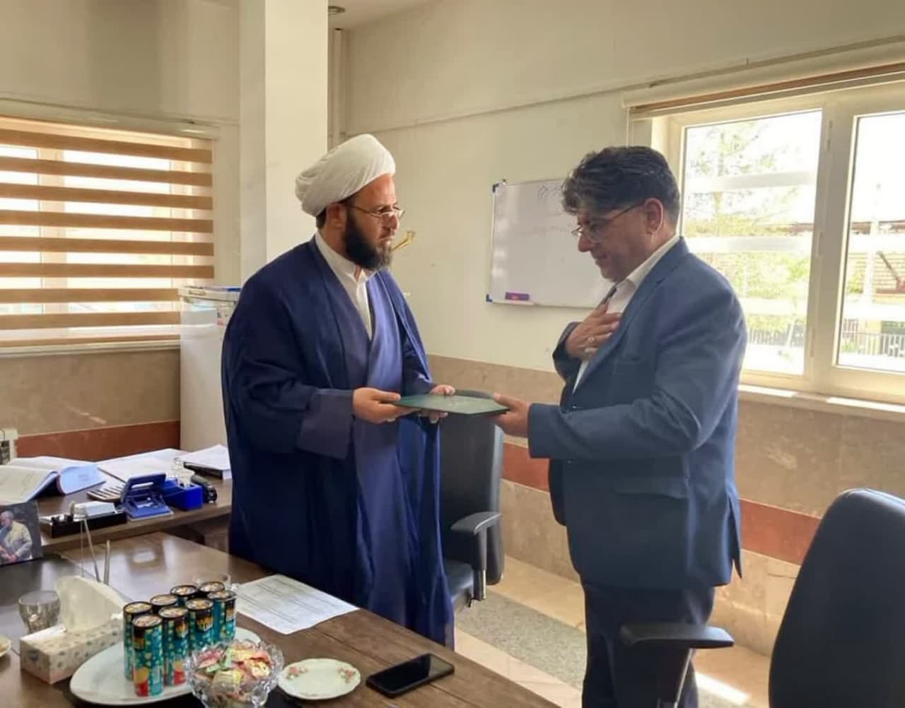 انتصاب رئیس شورای امر به معروف و نهی از منکر اداره امور مالیاتی شهرستان زرند