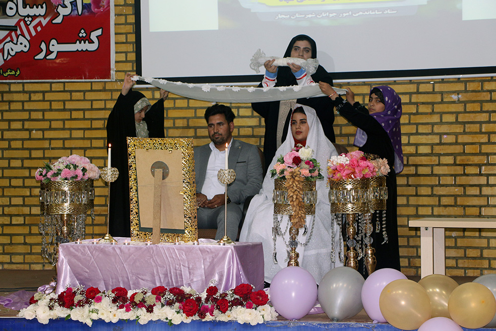 جشن ازدواج 20 زوج بیجاری برگزار شد