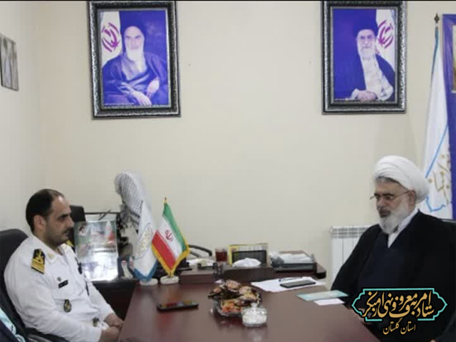 دیدار فرمانده نیروی دریایی ارتش جمهوری اسلامی ایران با دبیر ستاد امربه‌معروف و نهی از منکر استان گلستان