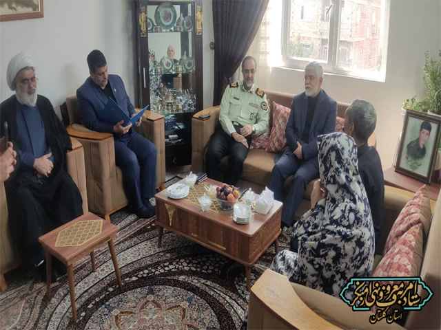 به مناسبت هفته احیاء دیدار با خانواده شهید عباس گلشنی در گرگان برگزارشد