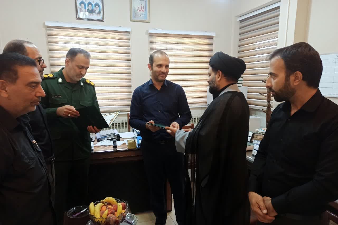 انتصاب رئیس و دبیر شورای امر به معروف و نهی از منکر مدیریت منابع آب شهرستان زرند