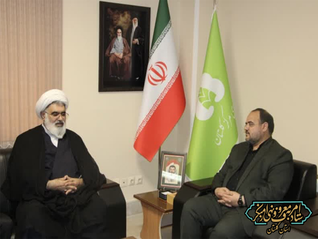 دیدار صمیمانه دبیر ستاد امربه‌معروف و نهی از منکر گلستان با مدیرکل صداوسیمای مرکز گلستان