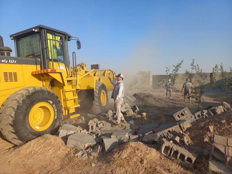ممانعت از ساخت‌وسازهای غیرمجاز در ۱۱ هکتار از زمین‌های کشاورزی روستایی مشهد