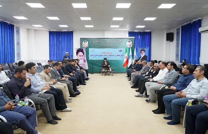 مدیرکل، معاونین و کار کنان صدا و سیمای لرستان با رئیس ستاد امر به معروف و نهی از منکر استان لرستان دیدار کردند