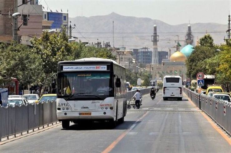 ۴۱۰ اتوبوس در مشهد هم‌زمان با اربعین حسینی صلواتی سرویس دهی می‌کنند