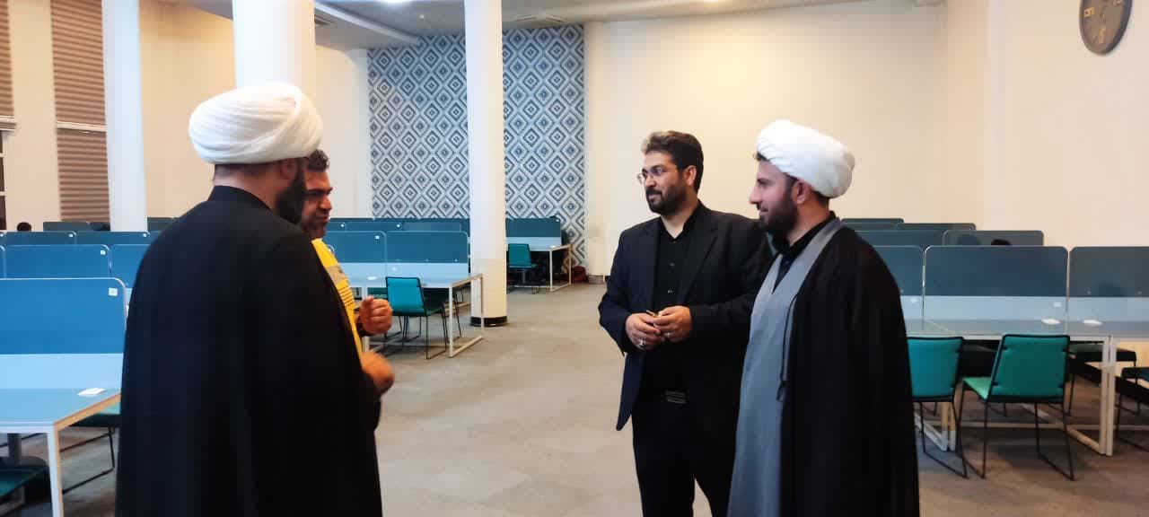 بازدید دبیر ستاد امر به معروف و نهی از منکر لرستان، مدیرکل سازمان تبلیغات لرستان از کتابخانه مرکزی خرم آباد