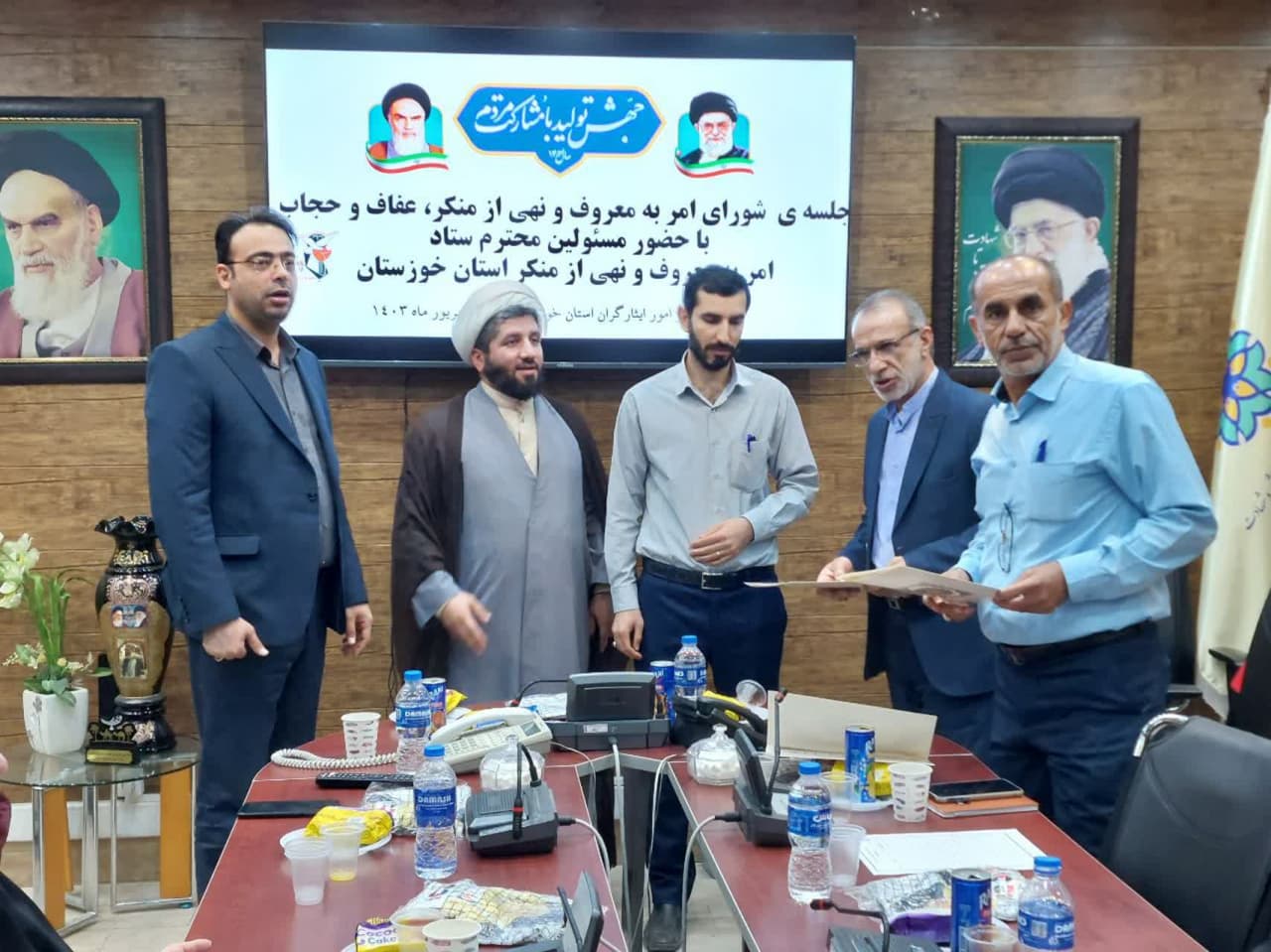 اعطاء احکام شورای امر به معروف و نهی از منکر اداره کل بنیاد شهید خوزستان