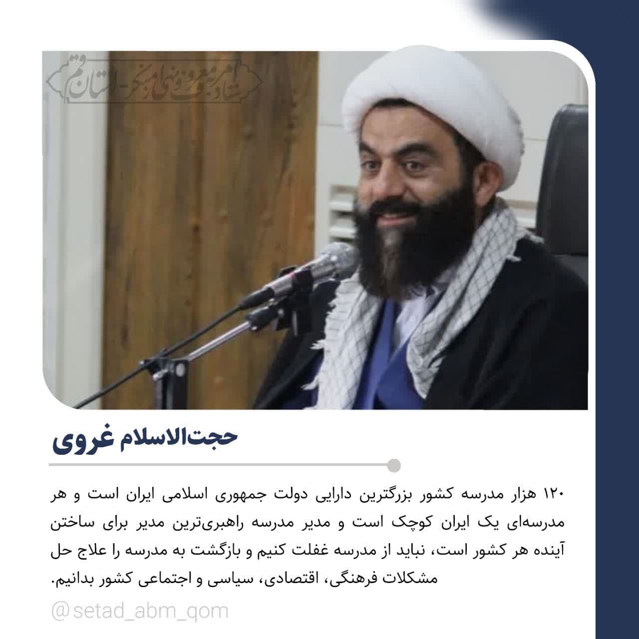 حجت الاسلام غروی امام جمعه سلفچگان