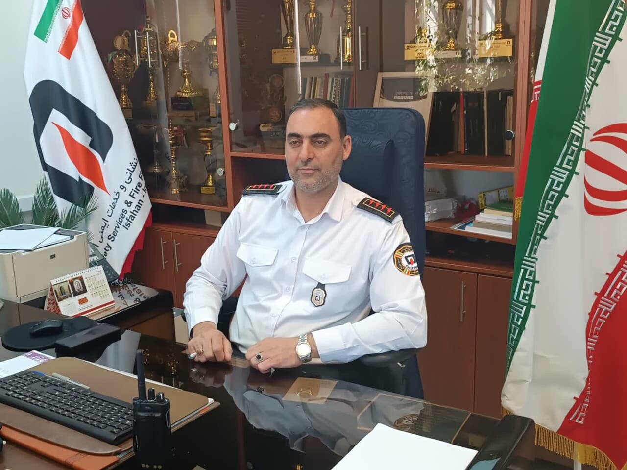 کاهش چشمگیر آمار حوادث ثبت شده در سازمان آتش‌نشانی اصفهان