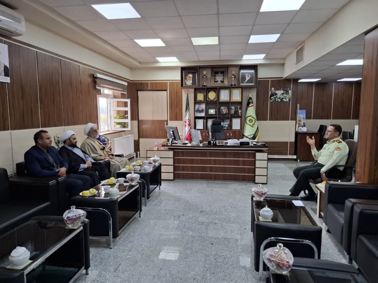 دیدار صمیمی دبیر ستاد امر به معروف و نهی از منکر استان با فرمانده انتظامی استان آذربایجان‌غربی 