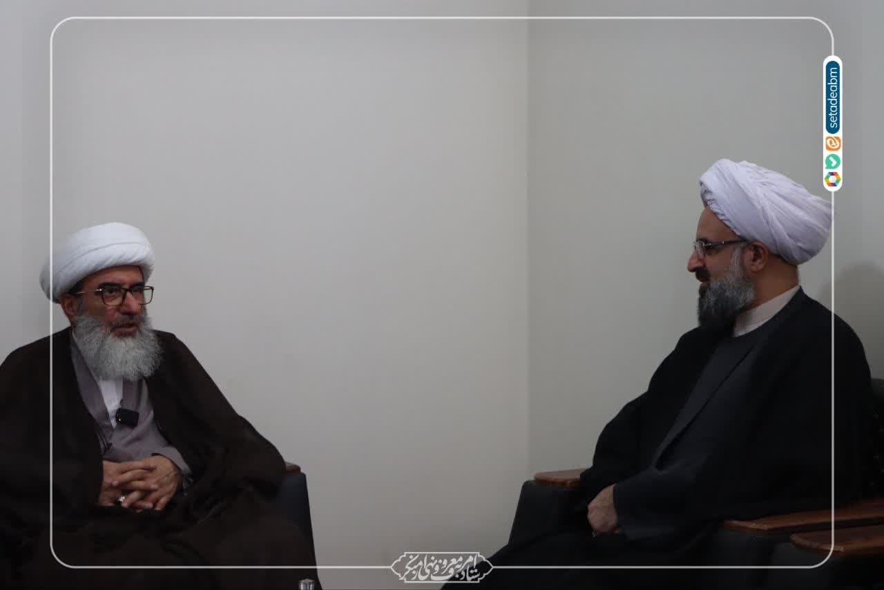 دیدار دبیر ستاد امر به معروف با آیت‌الله سیفی مازندرانی