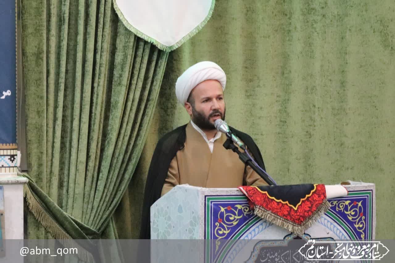 حضور و سخنرانی نماینده ستاد امر به معروف و نهی از منکر استان قم در مسجد رسول اکرم صلی الله علیه و آله و سلم قم
