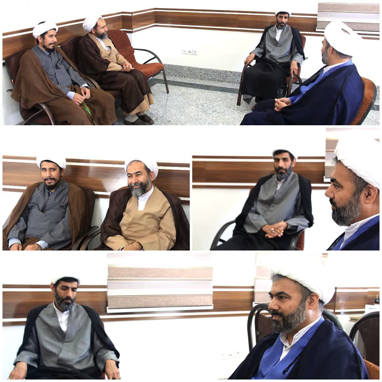 دیدار حجت الاسلام و المسلمین شهریاری دبیر ستاد امر به معروف و نهی از منکر استان خراسان جنوبی با جناب آقای صیاد قاضی شعبه ویژه
