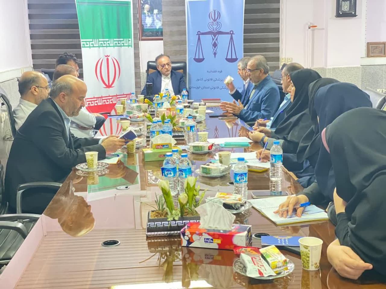 اعطاء حکم مسئولین شورای امر به معروف و نهی از منکر پزشکی قانونی خوزستان