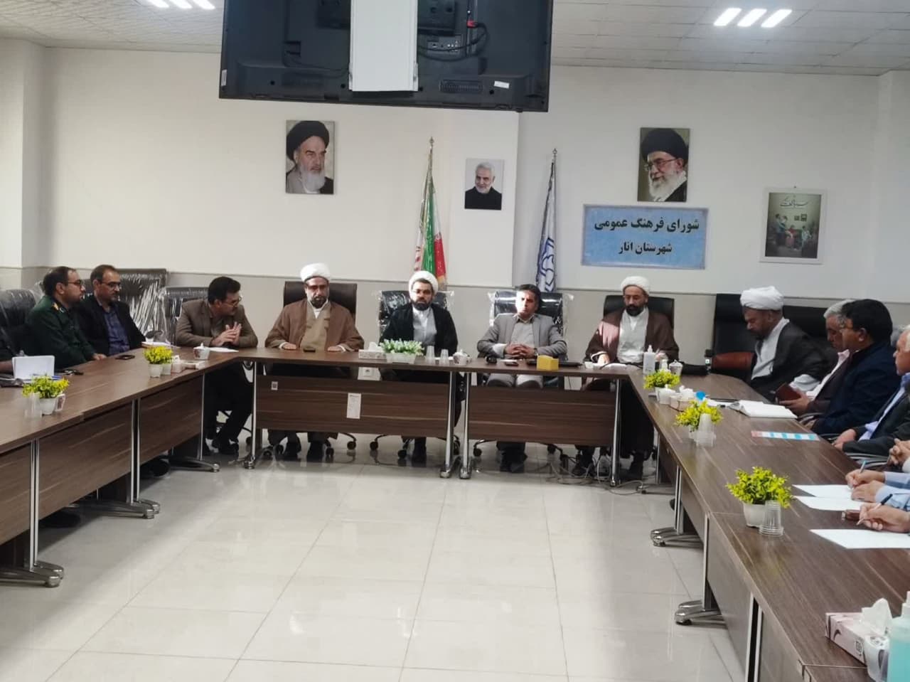 برگزاری جلسه شورای فرهنگ عمومی شهرستان انار با موضوع طلاق