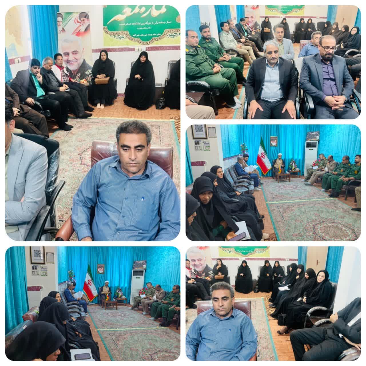 برگزاری جلسه ستاد امر به معروف و نهی از منکر شهرستان عنبرآباد با مدیران ادارات