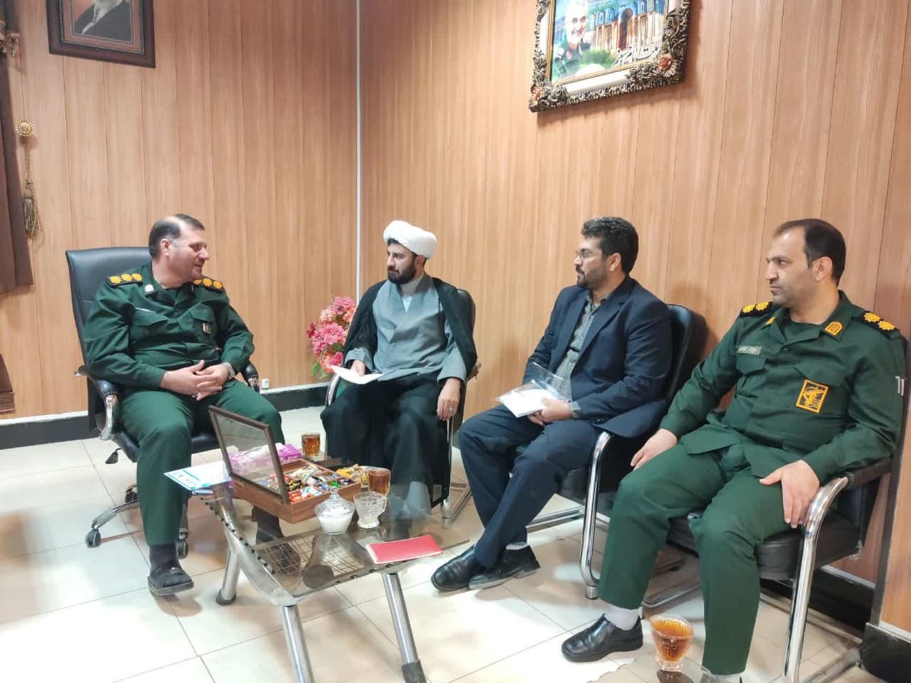 دبیر ستاد امر به معروف و نهی از منکر استان با معاون هماهنگ کننده سپاه حضرت ابوالفضل (ع) لرستان دیدار کرد