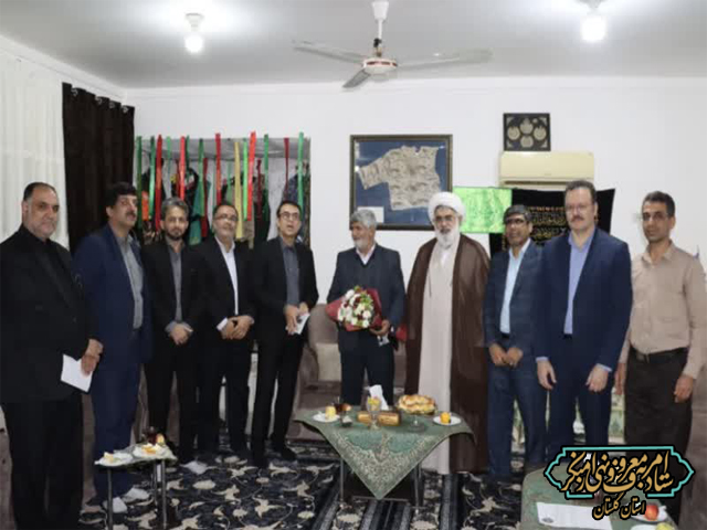 هم‌زمان با هفته بسیج دیدار دبیر ستاد امربه‌معروف گلستان با خانواده شهید محمدرضا شیبانی 