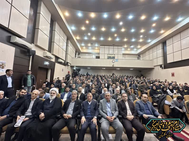 معارفه سرپرست جدید فرمانداری گرگان در مراسم تکریم و تودیع فرماندارسابق