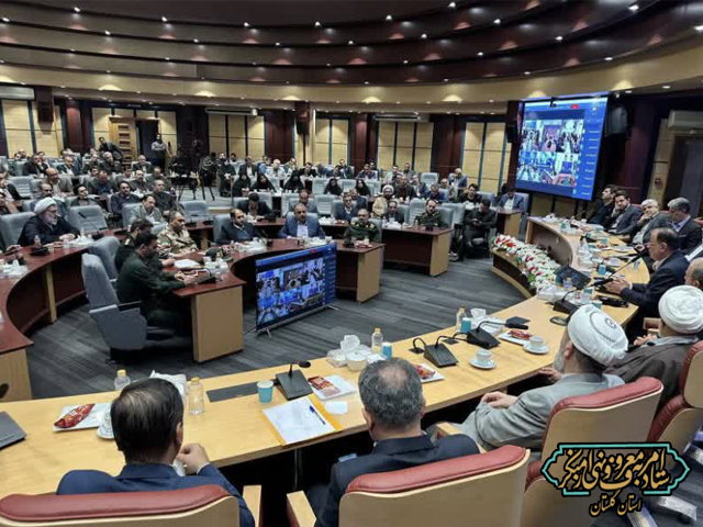 جلسه مشترک قرارگاه جهاد تبیین و شورای اداری استان گلستان برگزار شد