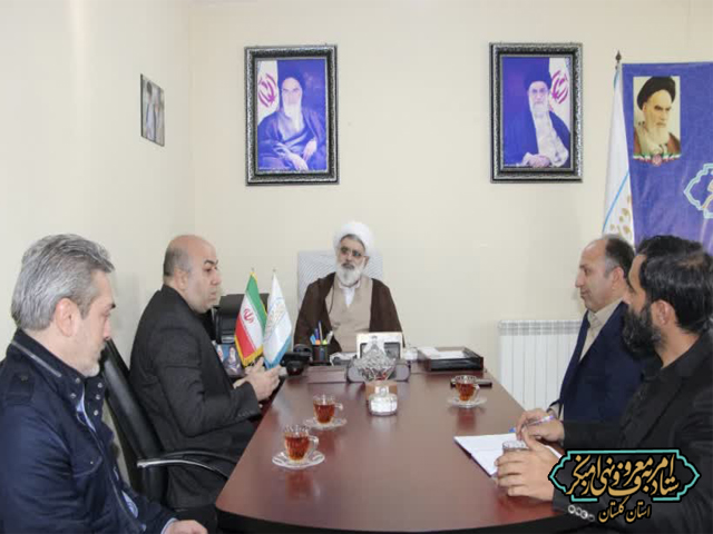 پیشکسوتان کاراته استان با دبیر ستاد امربه‌معروف و نهی از منکر گلستان در سالن جلسات ستاد دیدار کردند