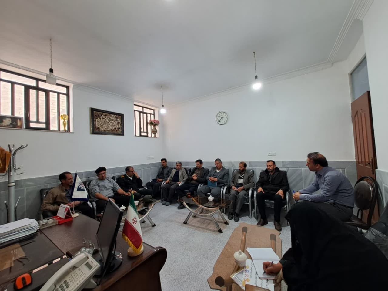 جلسه ستاد امر به معروف و نهی از منکر شهرستان شهربابک با شورای امر به معروف اتاق اصناف برگزار شد