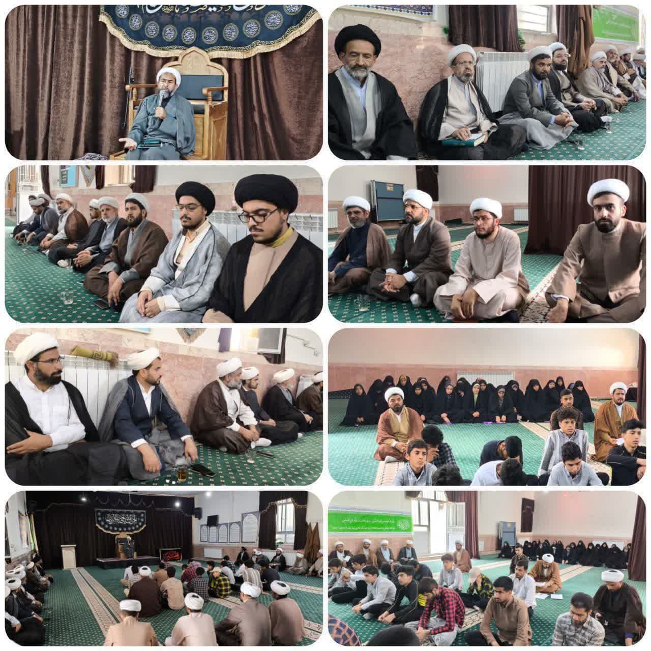 نشست صمیمی و دیدار با روحانیون، علما، طلاب خواهر و برادر 