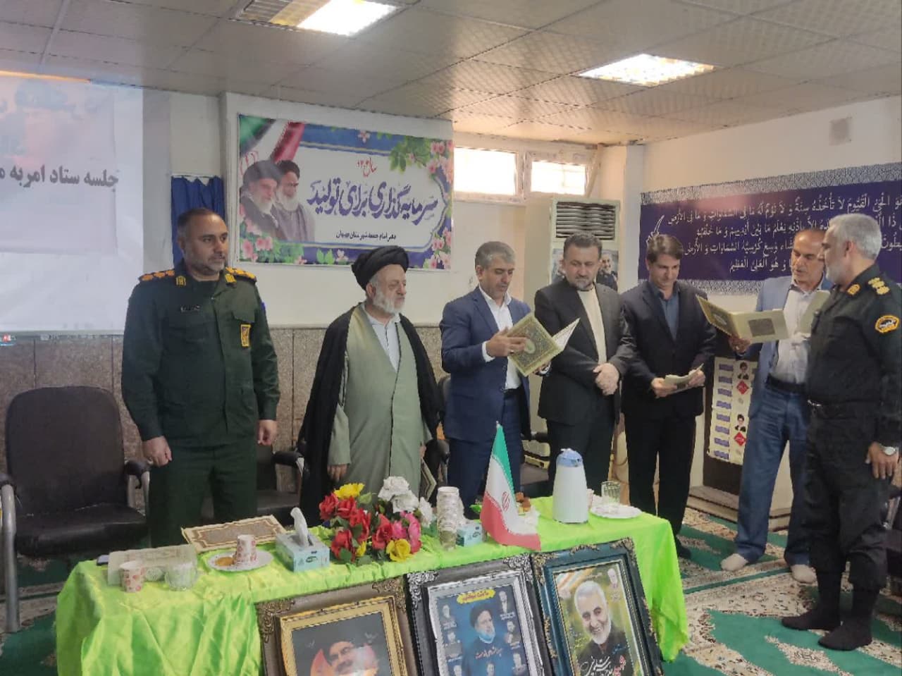برگزاری جلسه ماده 20،اعضای اصلی ستاد امر به معروف شهرستان بهبهان با حضور دبیر ستاد استان