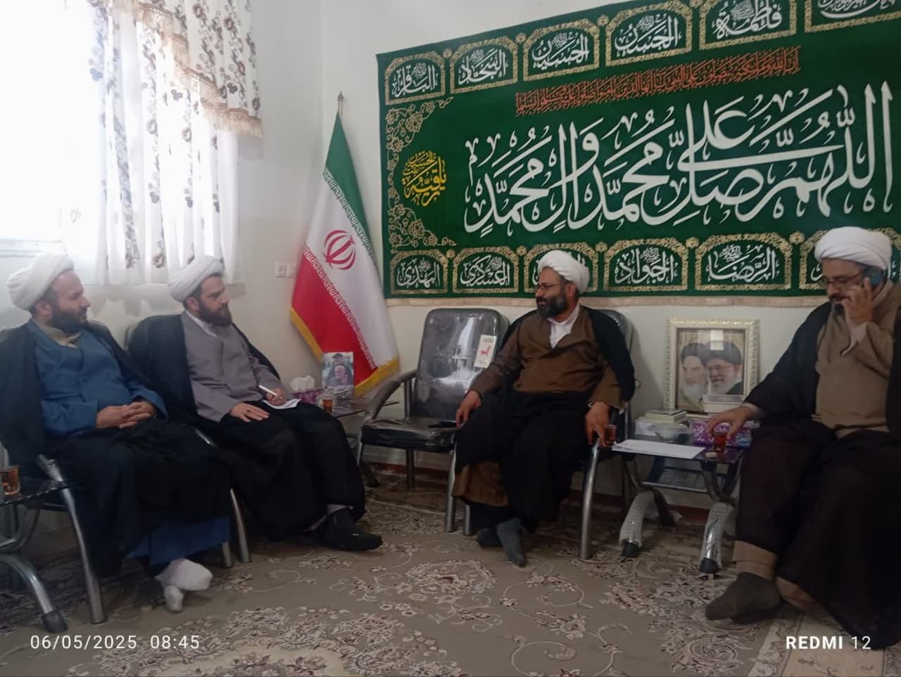 دیدار دبیر ستاد امر به معروف قم با امام جمعه دستجرد