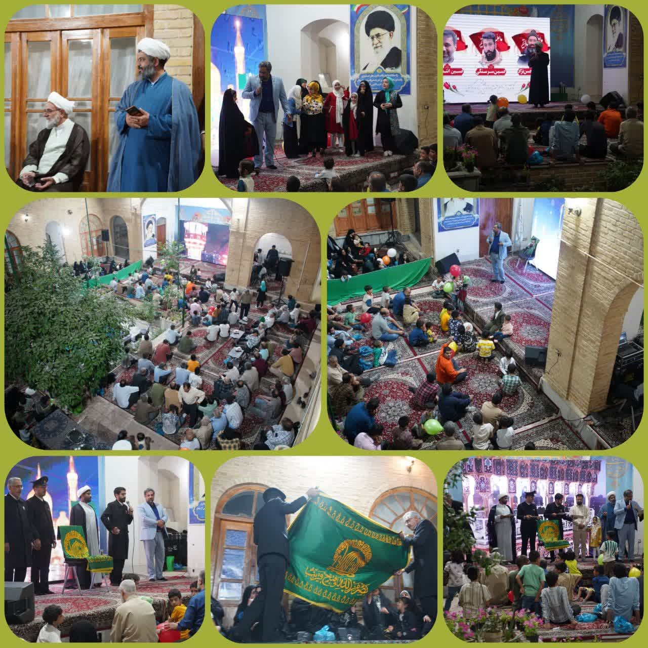 جشن ولادت امام رضا (ع) در محل ستاد امر به معروف استان یزد برگزار شد