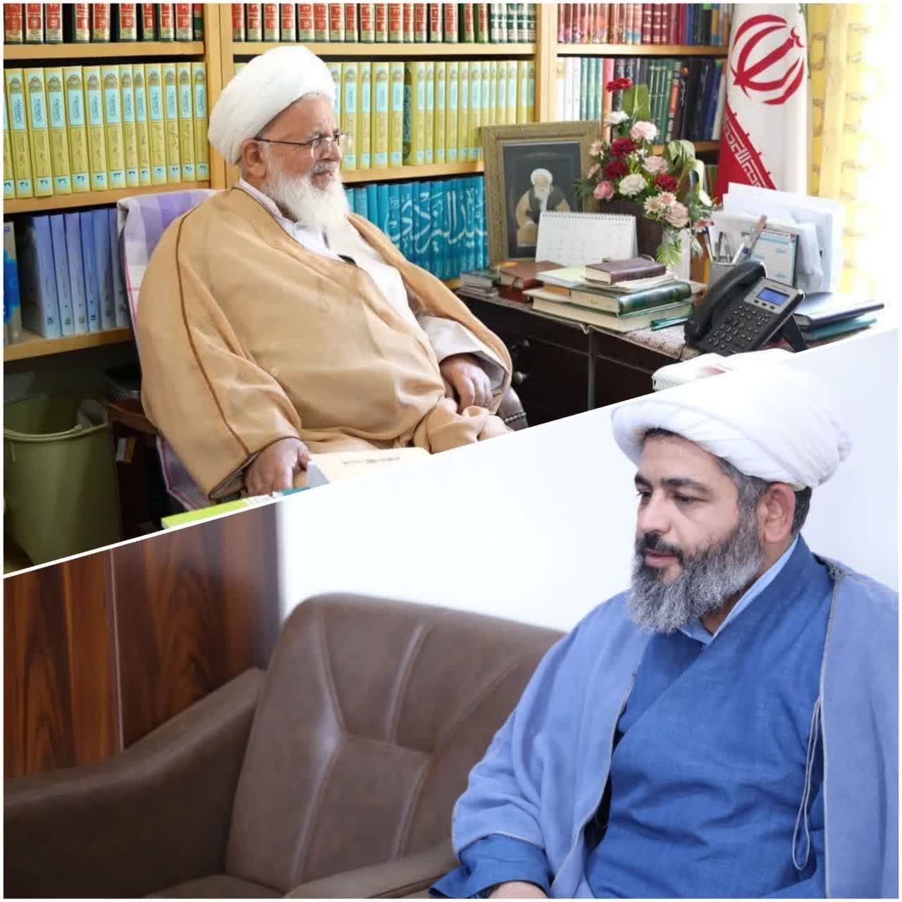 دبیر ستاد امر به معروف استان با آیت الله ناصری، رئیس ستاد و نماینده محترم ولی فقیه در استان دیدار کرد