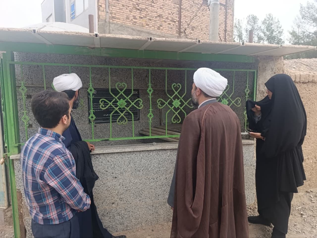 بازدید از مزار شهدای امر به معروف و نهی از منکر بیرجند (شهدای فضیلت)