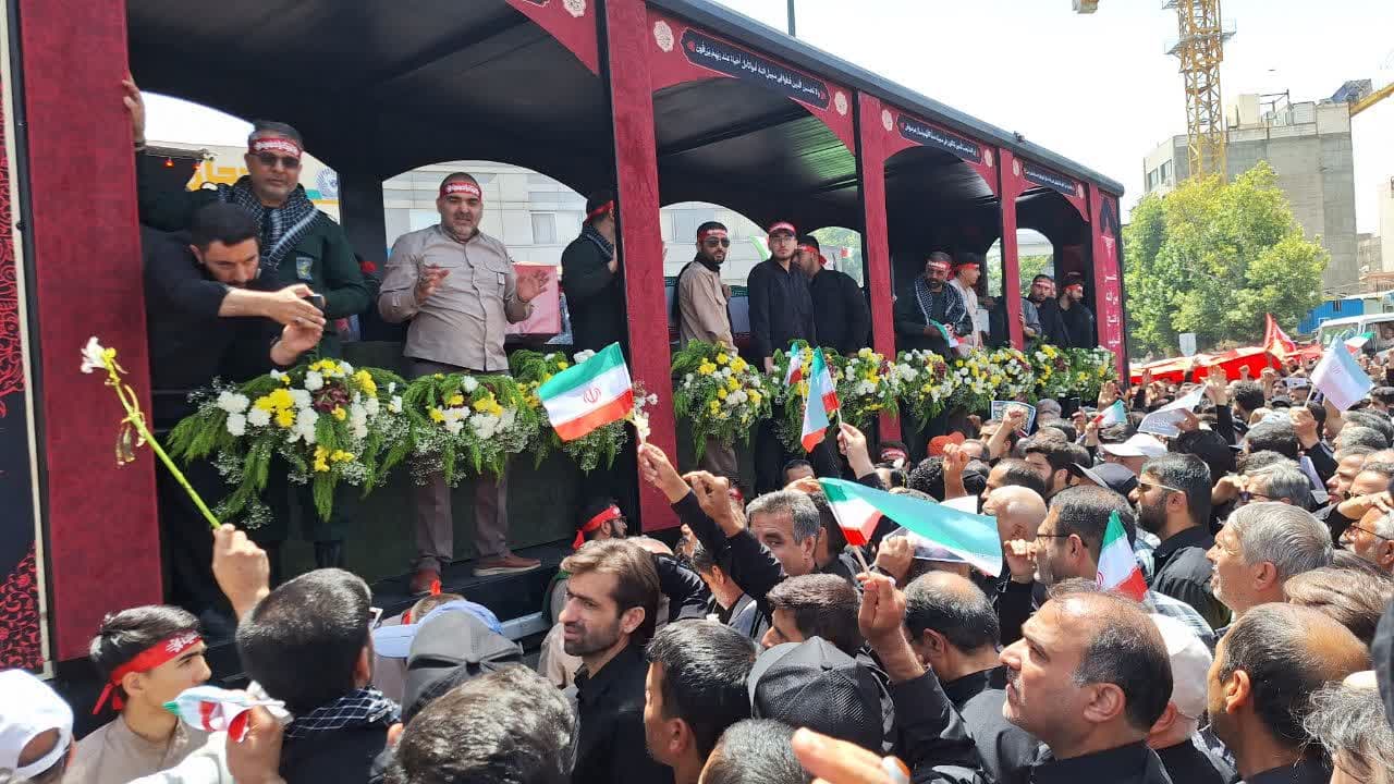 ورود کاروان شهدا به میعادگاه عاشقان در مشهد مقدس