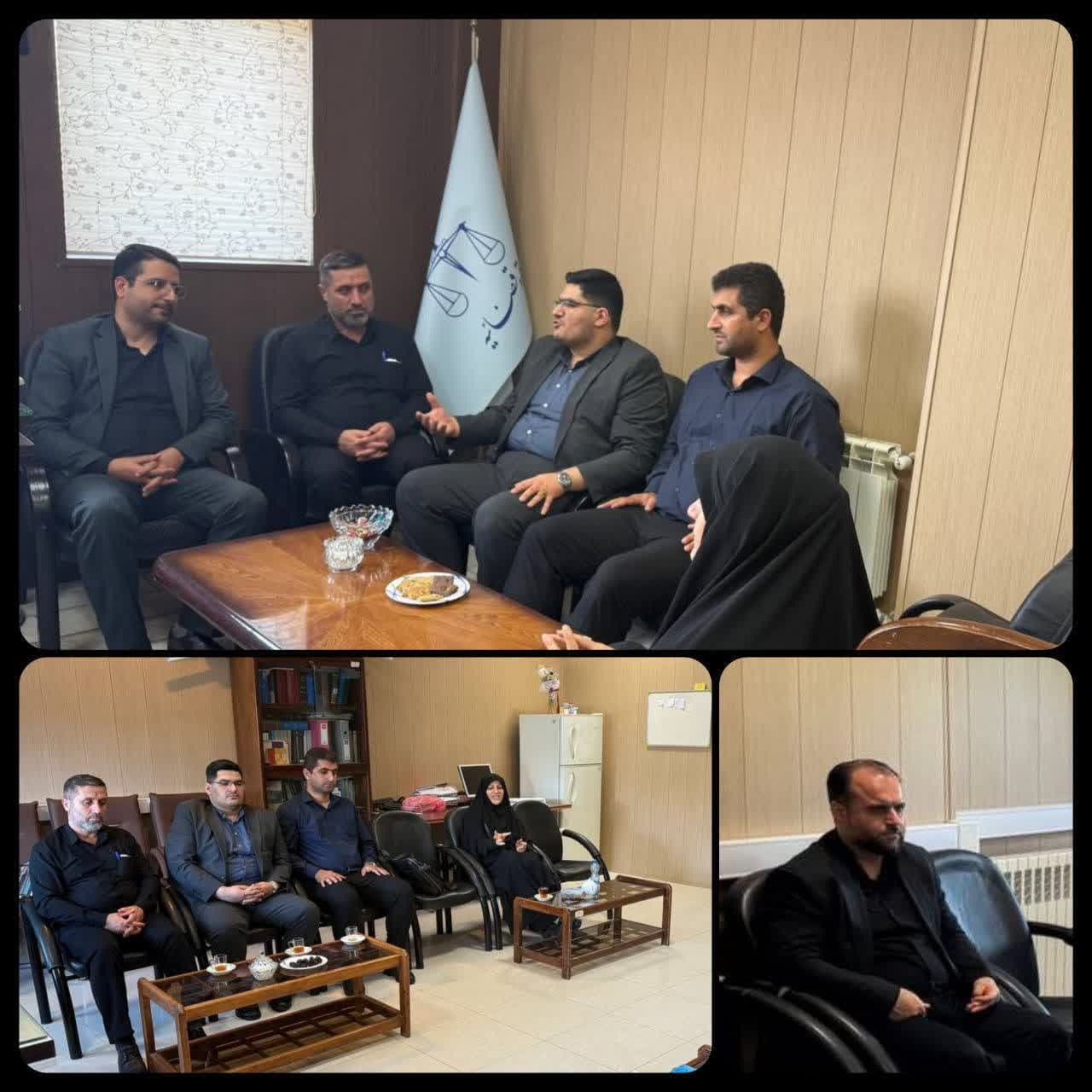 دیدار دبیر و اعضای ستاد امر به معروف و نهی از منکر شهرستان شفت با دادستان و رئیس محترم دادگستری در هفته احیای امر به معروف و نهی از منکر
