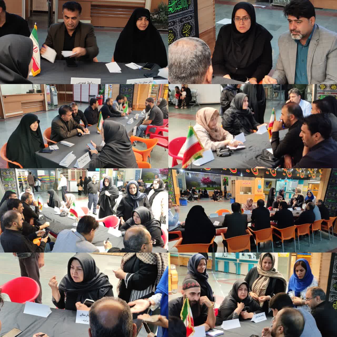 میز خدمت و مطالبه‌گری در مرکز آموزشی درمانی شهید رحیمی خرم آباد برپا شد.