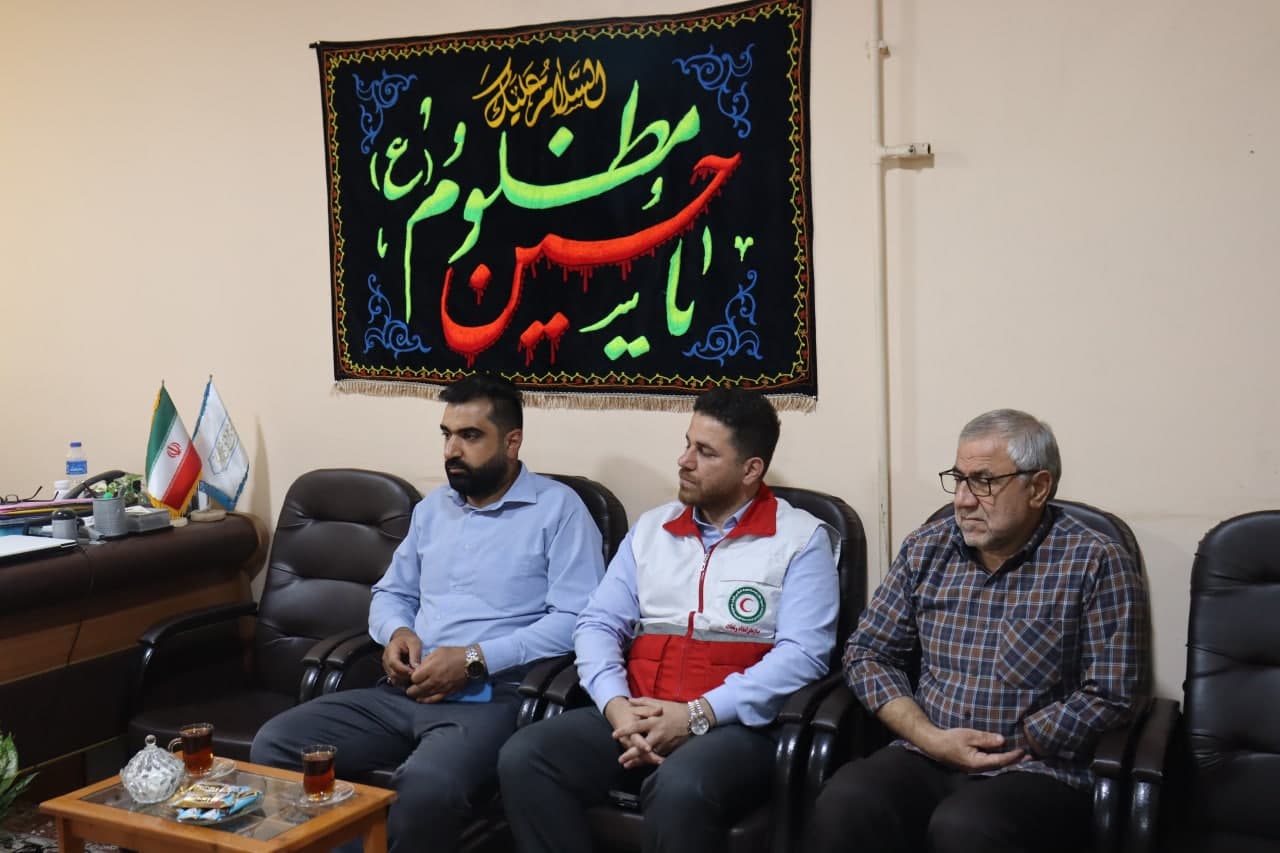 دیدار مسئولین جمعیت هلال احمر استان با دبیر ستاد امر به معروف ونهی از منکر گیلان