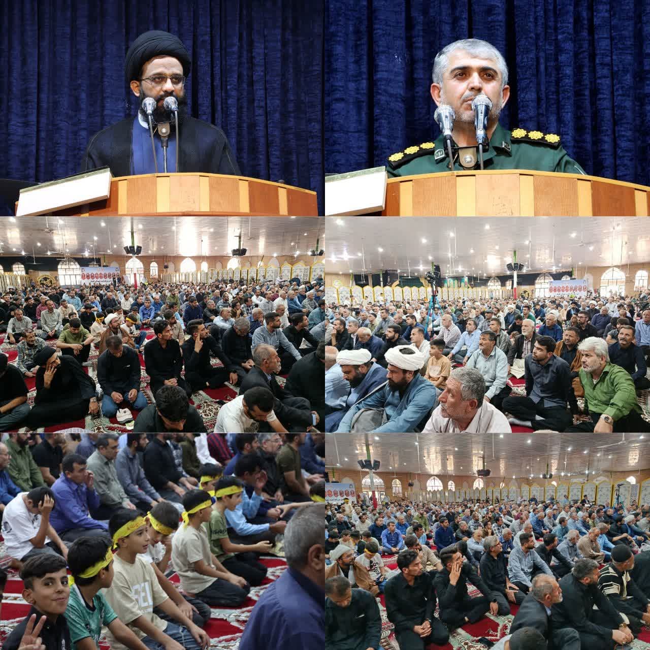 سخنرانی دبیر محترم ستاد استان در نماز جمعه شهرستان ایذه