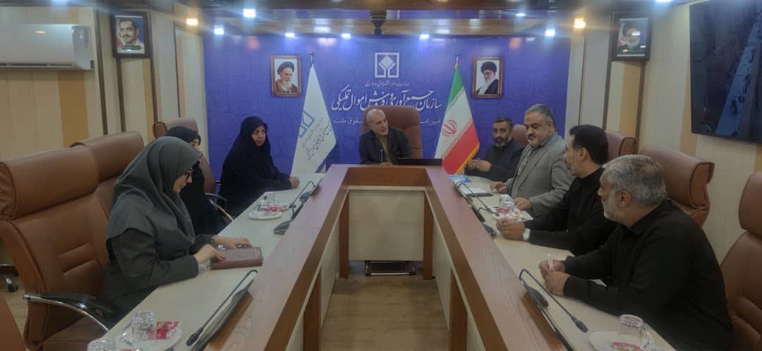 دیدار نمایندگان ستاد امر به معروف و نهی از منکر کشور با دبیر و اعضای شورای سازمان جمع‌آوری و فروش اموال تملیکی