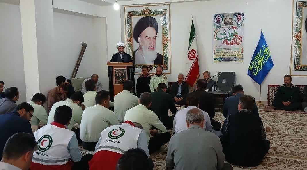 دیدار مسئولان با رئیس ستاد امر به معروف و نهی از منکر شهرستان هرسین 