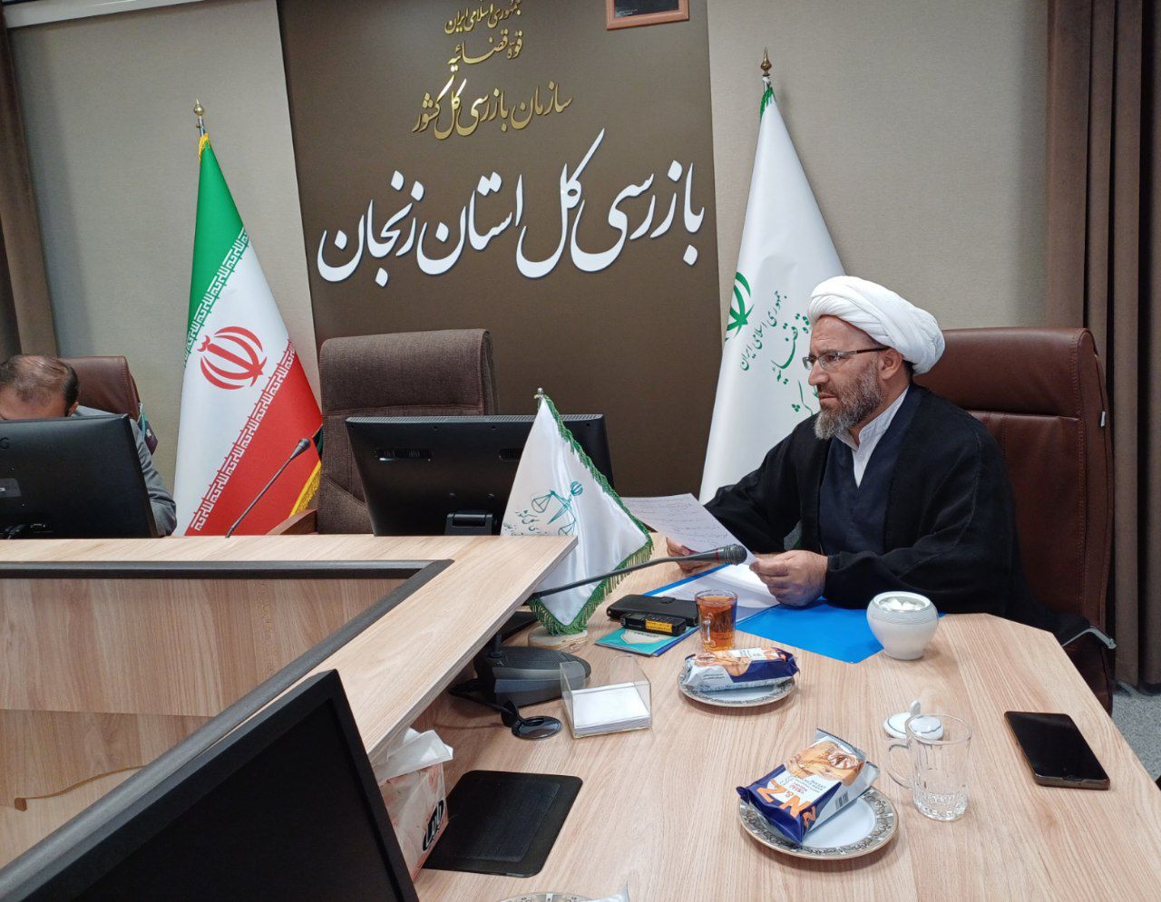 برگزاری جلسه شورای امر به معروف و نهی از منکر اداره کل بازرسی استان زنجان.